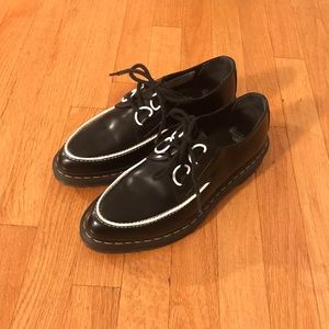 Dr. Martens Black & White Creeper